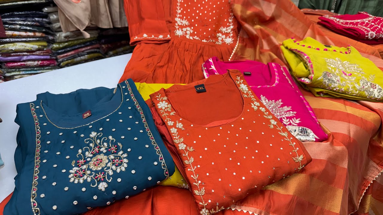Chickpet Bangalore Wholesale Boutique Wear Summer Special Kurti Set| Online Shopping Single Courier