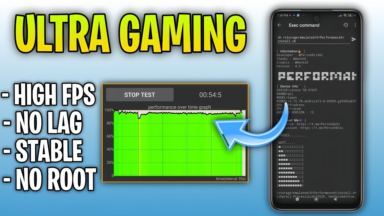 PerformanceX Ultra Gaming Performance Module - No Root | Fix lag & Stable FPS