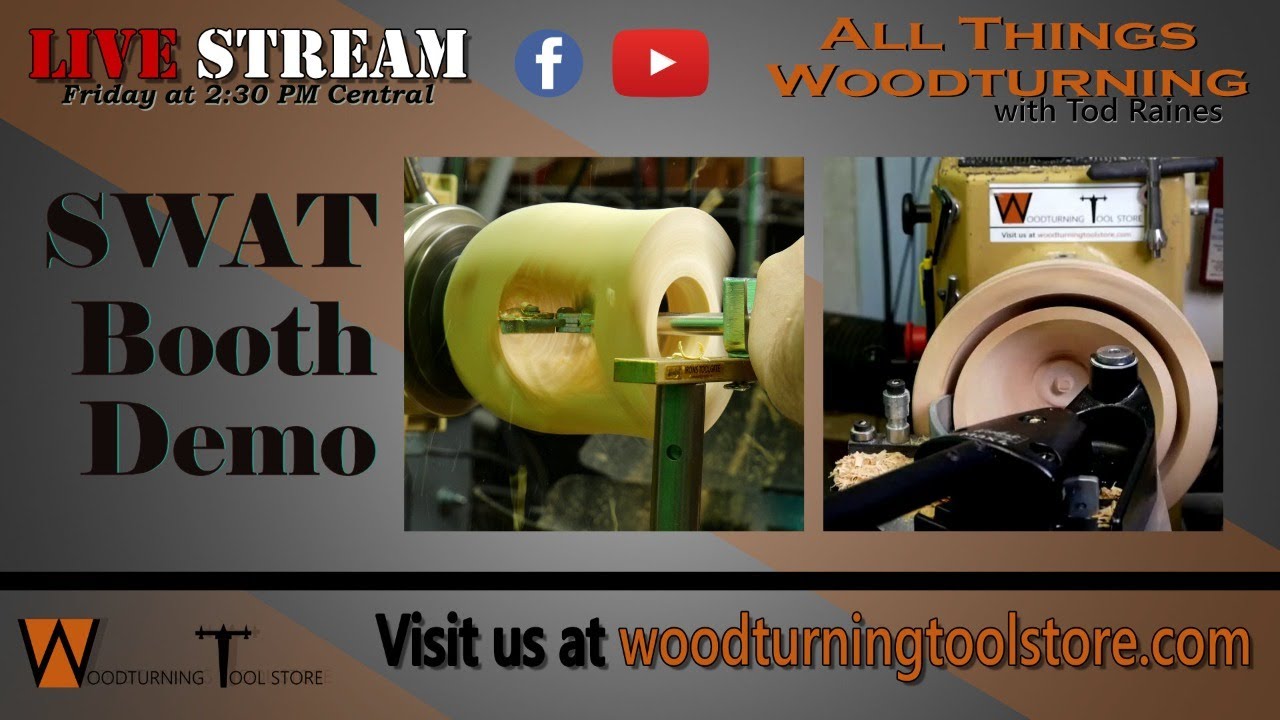 All Things Woodturning - Live Demo at SWAT
