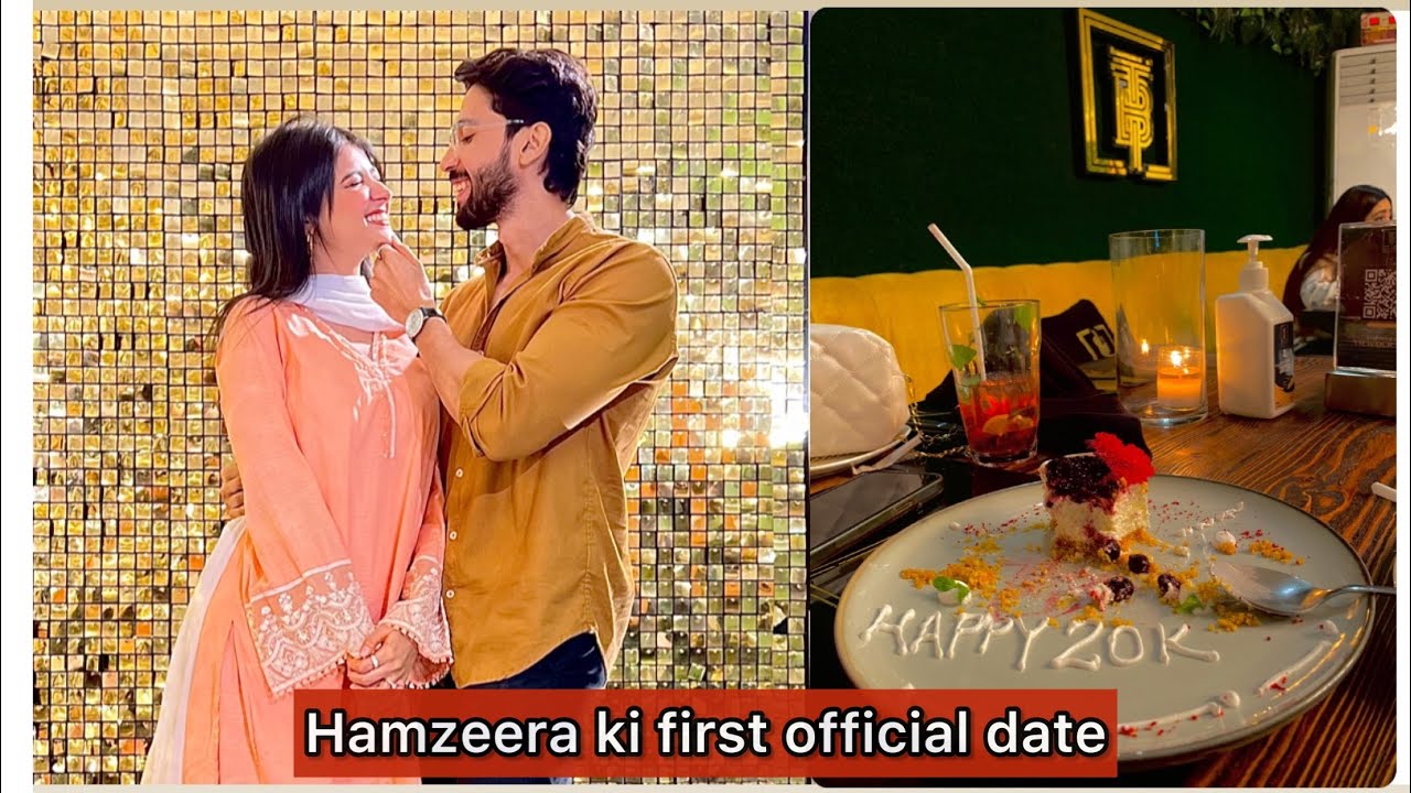 20k krliyaa celebrate | humari first official date | hamzeera FL ♾️🤍