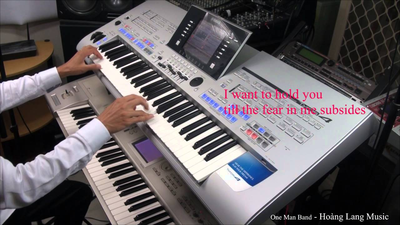 Sometimes When We Touch (lyrics) Yamaha Tyros 4 and Korg Triton Studio