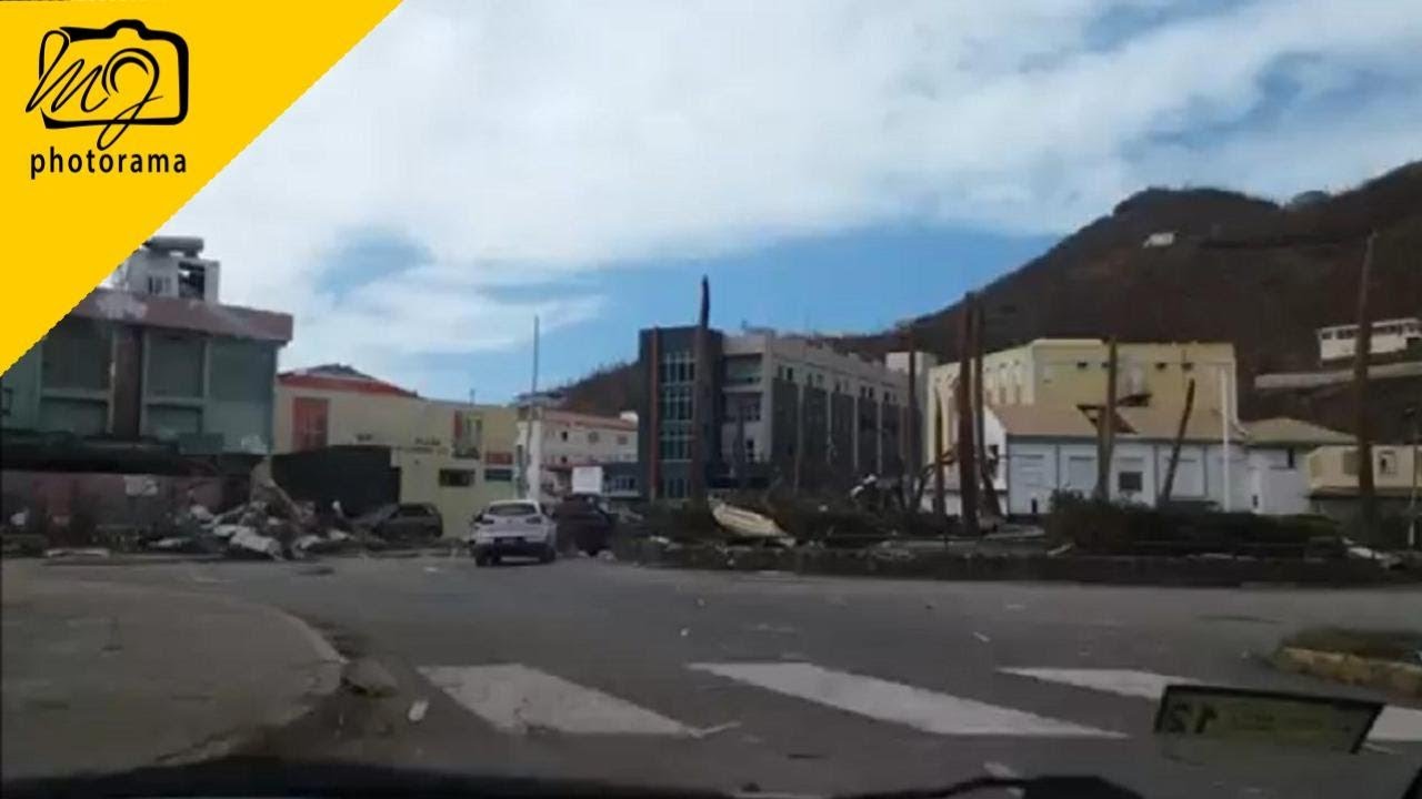 Driving Through Road Town, Tortola BVI 🇻🇬 After Hurricane Irma 2017 | #bveyestrong