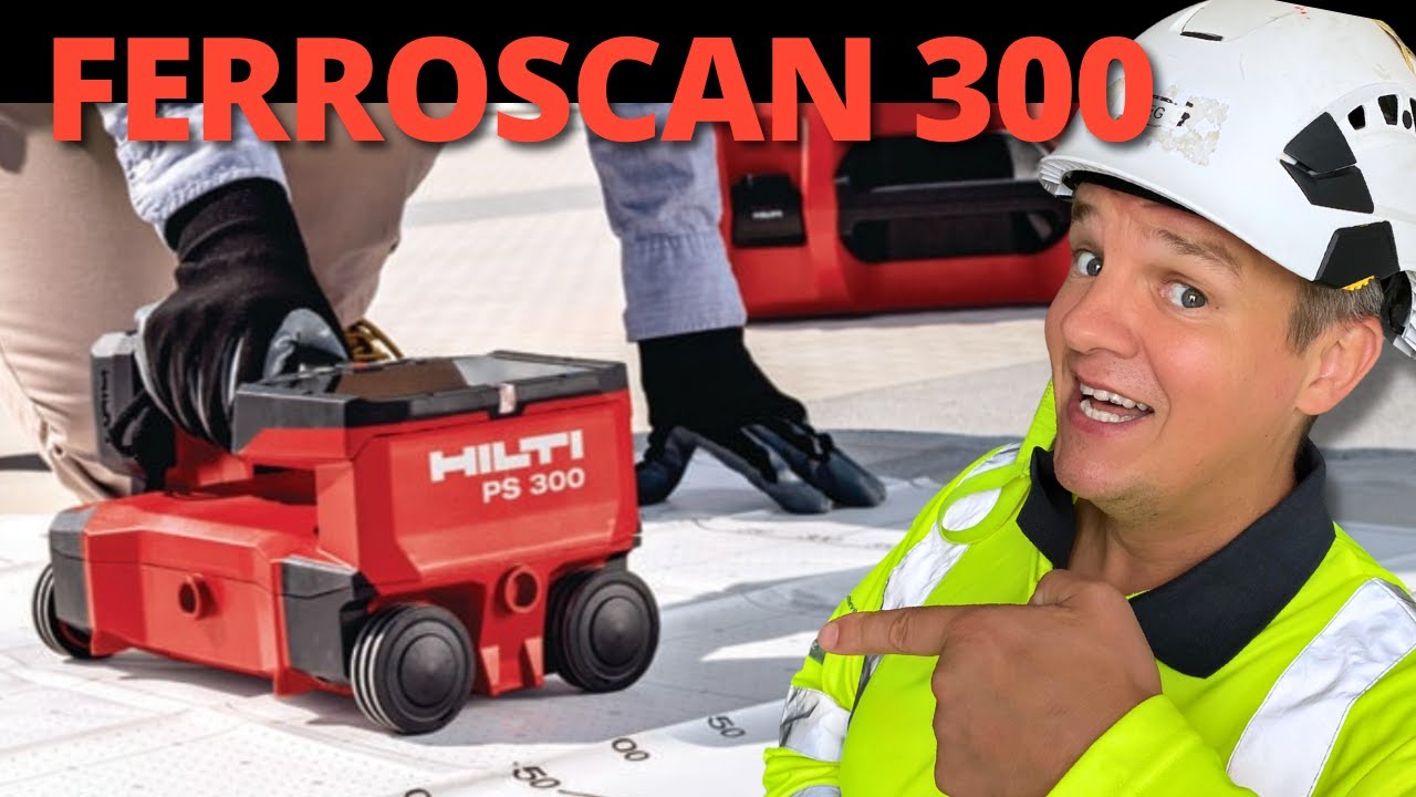 Сканирование арматуры, проверка защитного слоя - HILTI Ferroscan PS300