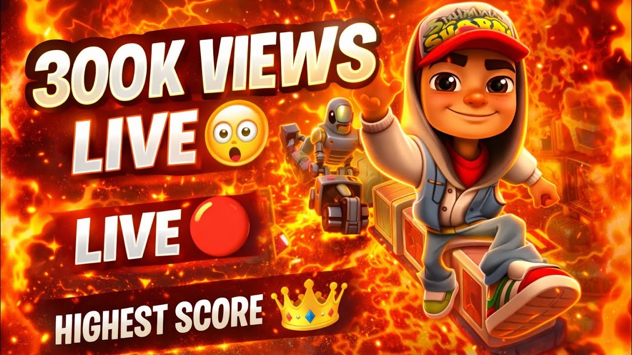 500k view subway suffer Live 🔴| highest 🥇| road to 1k suscribe