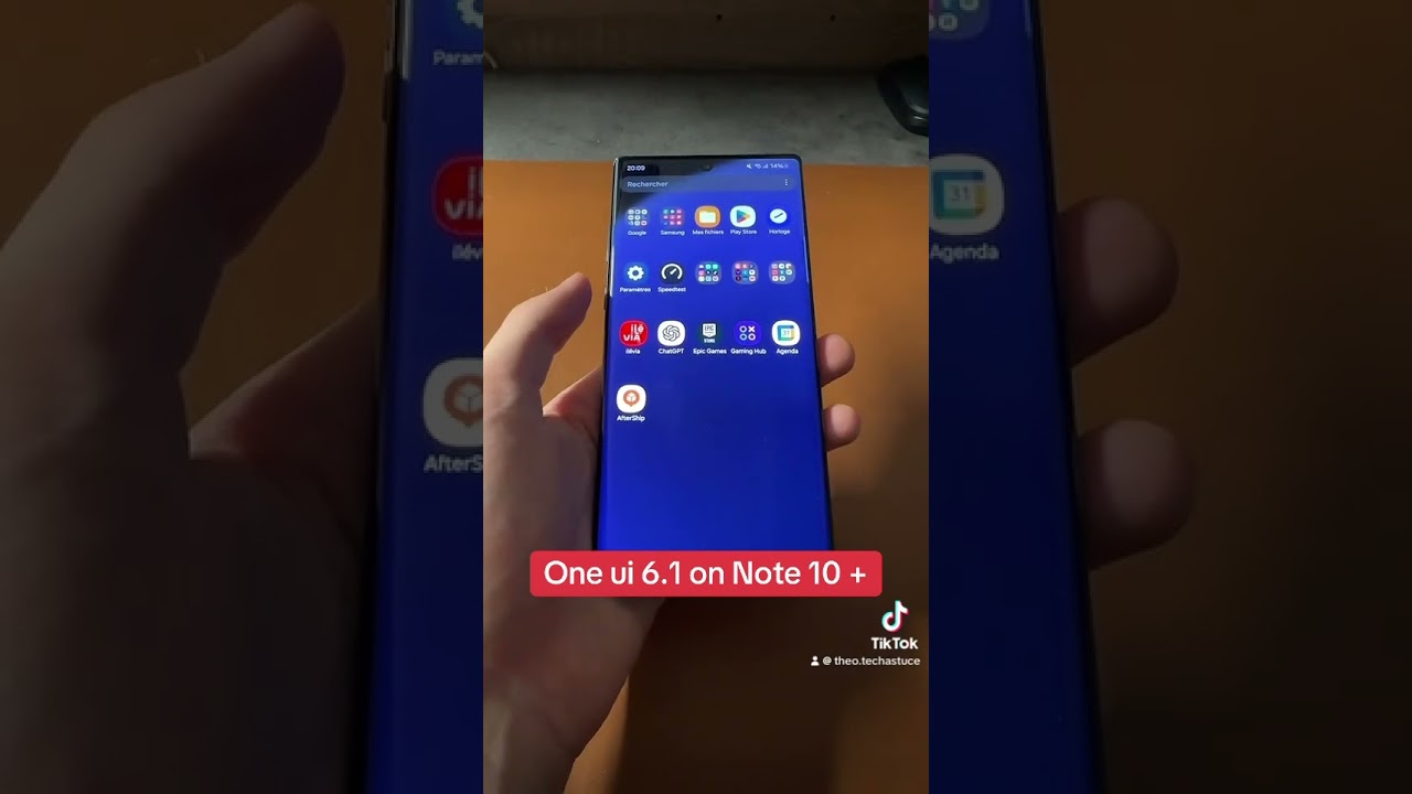 One ui 6.1 on Samsung note 10 + android 14 #tech #samsung #technology
