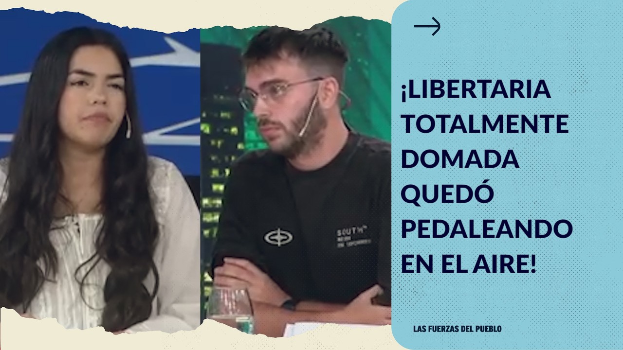 ¡LIBERTARIA TOTALMENTE DOMADA QUEDÓ PEDALEANDO EN EL AIRE!