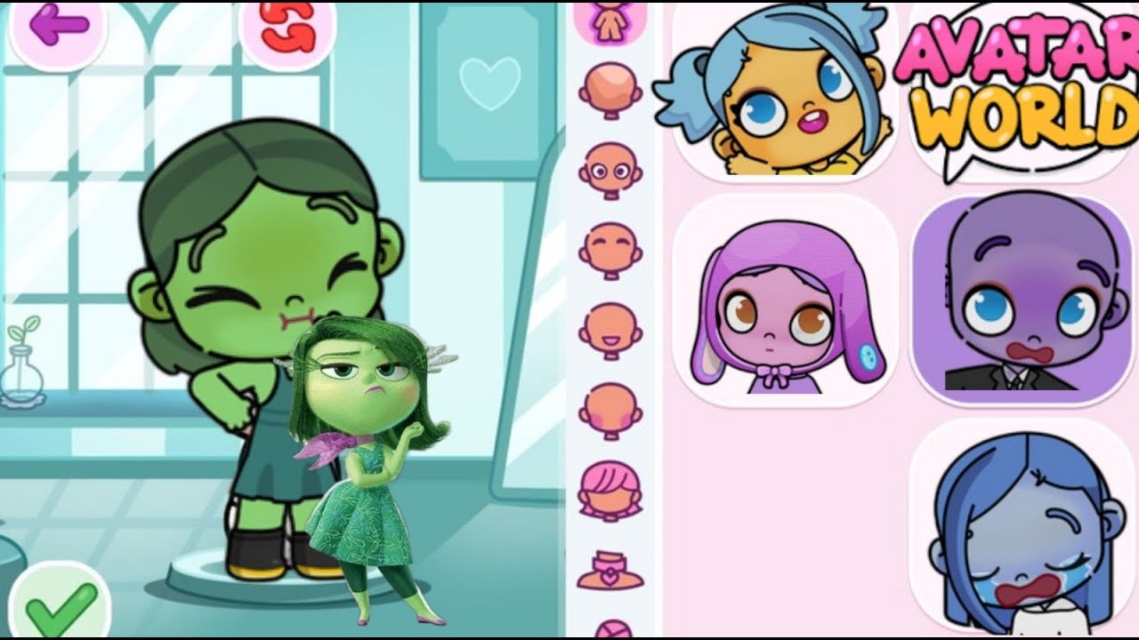 HOW TO MAKE ALL THE INSIDE OUT 2 CHARACTERS in avatar world | Lucy & Daisy