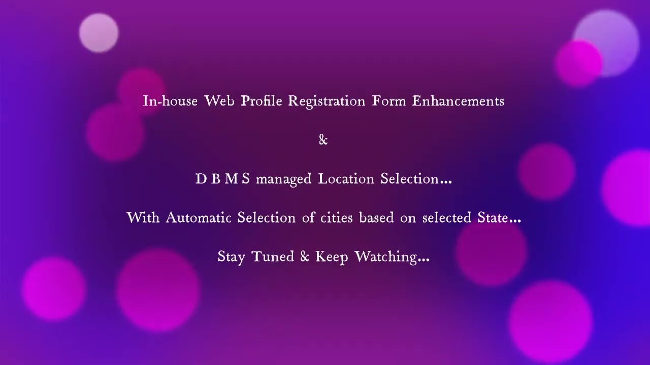 Automated Registration Form Enhancements