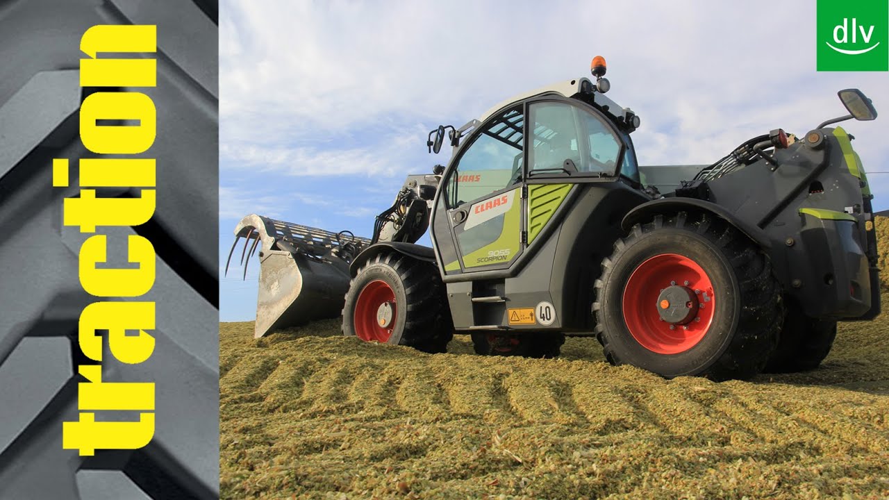 Claas Scorpion 9055 in der traction-Arbeitsprobe