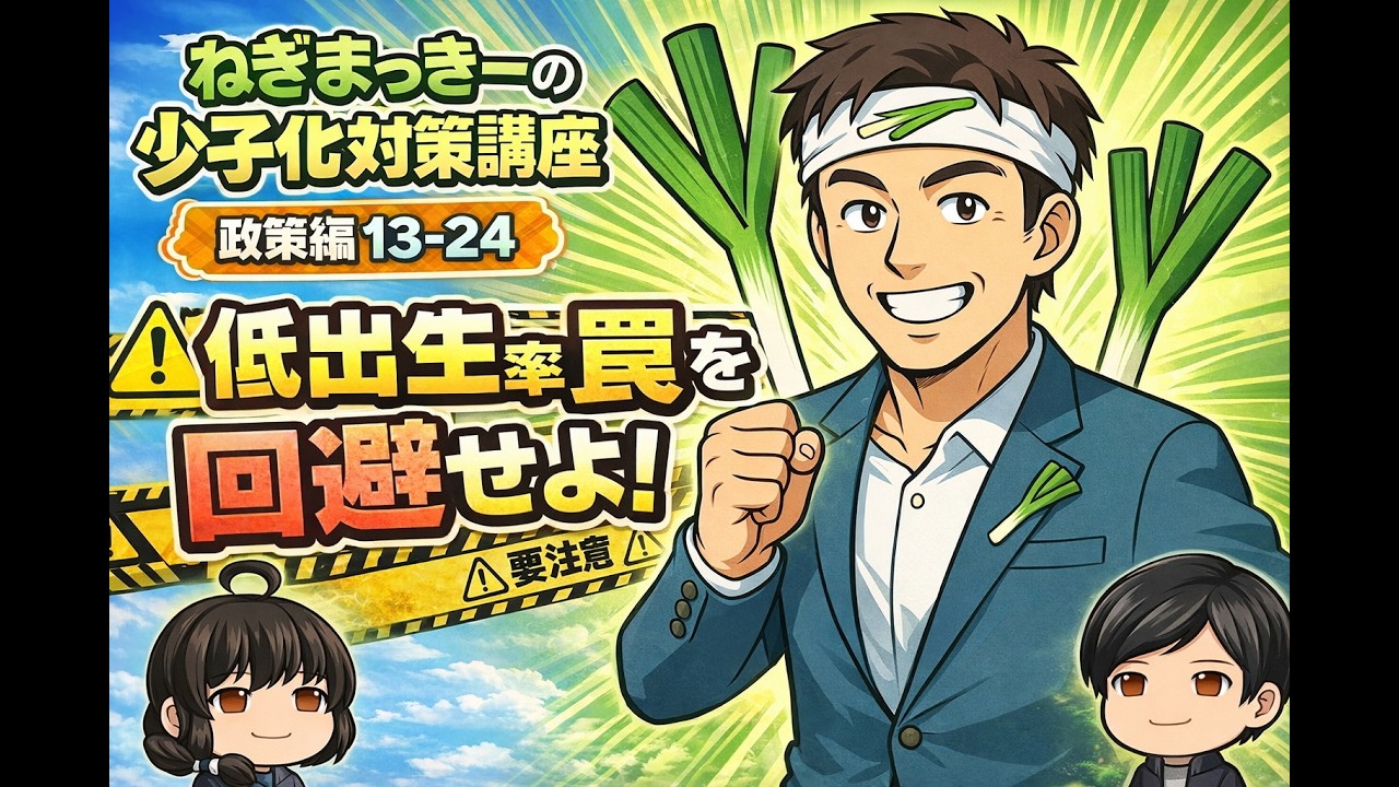 【5回目】深谷市（市町村）編　ネギまっきーの少子化対策ゆっくり動画【5回目】「政策編 14-23 スタンダードだが誰もやらない」ゆっくり解説　ゆっくり実況　ねぎまっきー　勉強にも