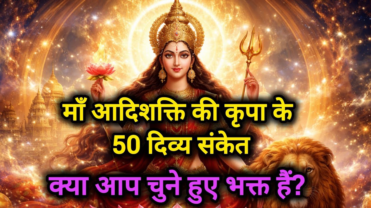 अगर माँ आदिशक्ति की कृपा आप पर है तो ये संकेत जरूर दिखाई देंगे | #MaaAdishakti