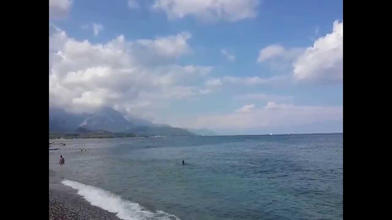 Море, городской пляж. Кемер, Турция (Kemer, Turkey)