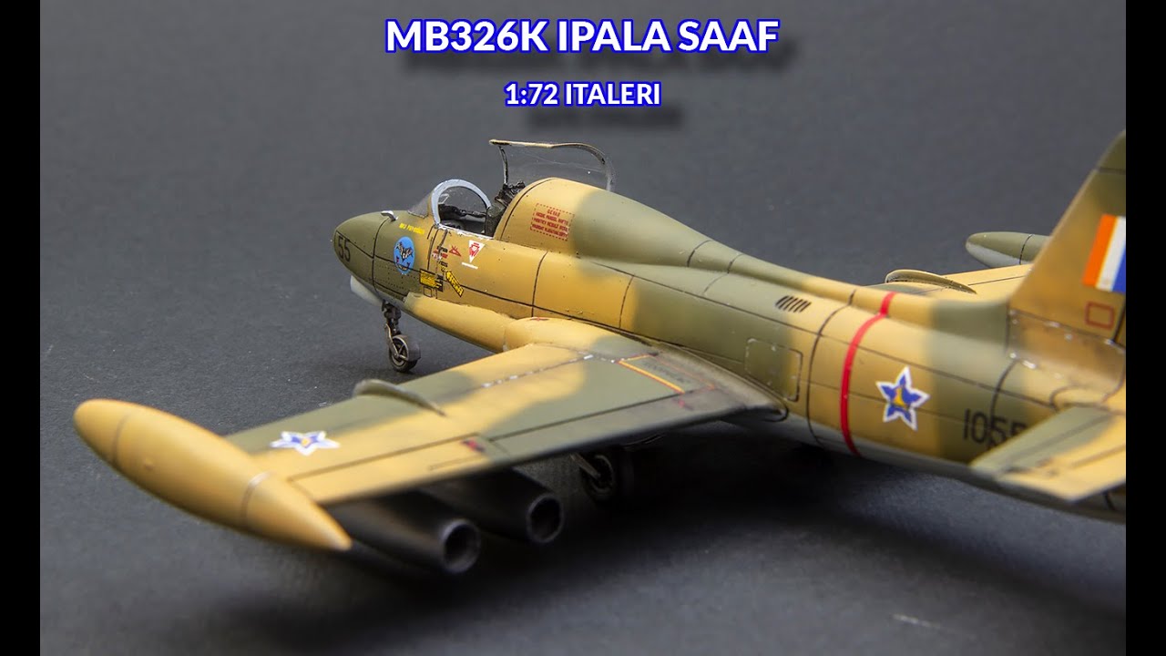 Aermacchi MB-326 K IMPALA SAAF 1:72 ITALERI Full Video Build