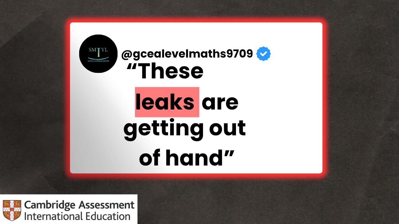 Let's fight the exam leaks!