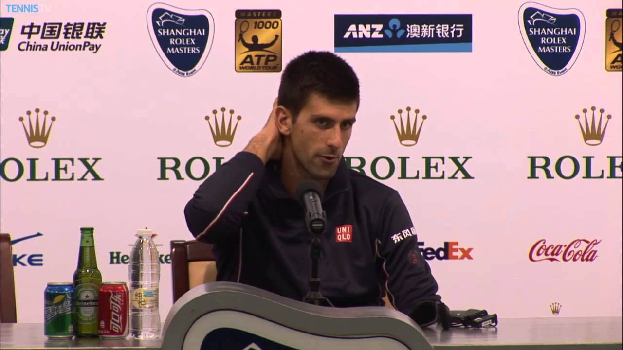 Shanghai 2014 Thursday Interview Djokovic