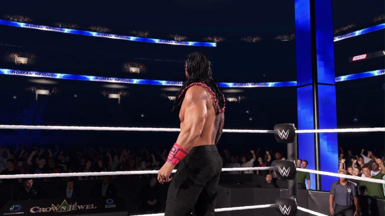 WWE 2K25 Tornado Tag Match Roman And CM Punk Vs. Solo Sikoa And Jacob Fatu