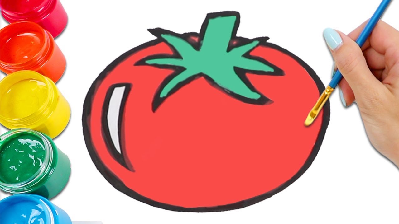 Learn Vegetable Names While Drawing, Coloring, and Painting for Kids by AWESMR art!