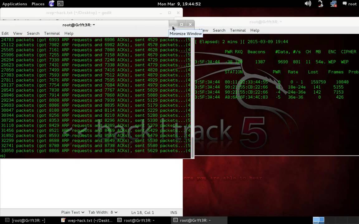 How to hack wep wifi password