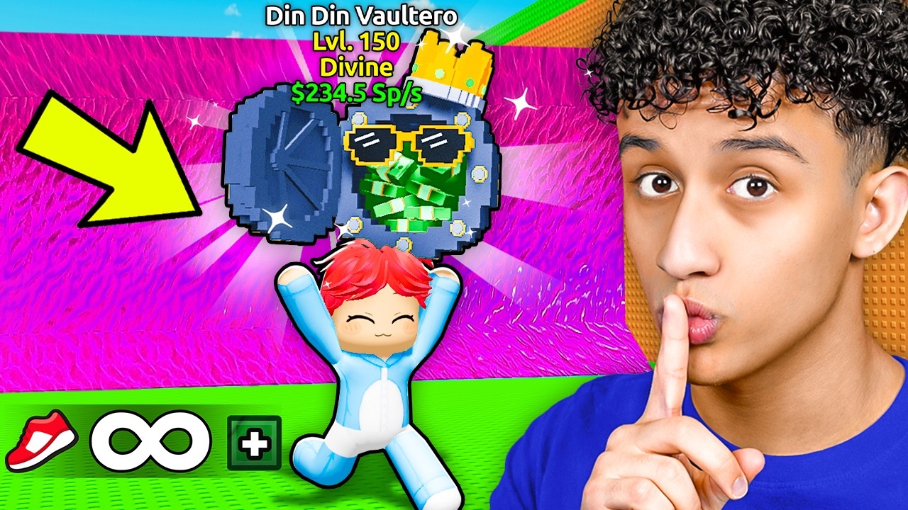 Upgrading My Little Brother’s Account in Escape Tsunami for Brainrots!