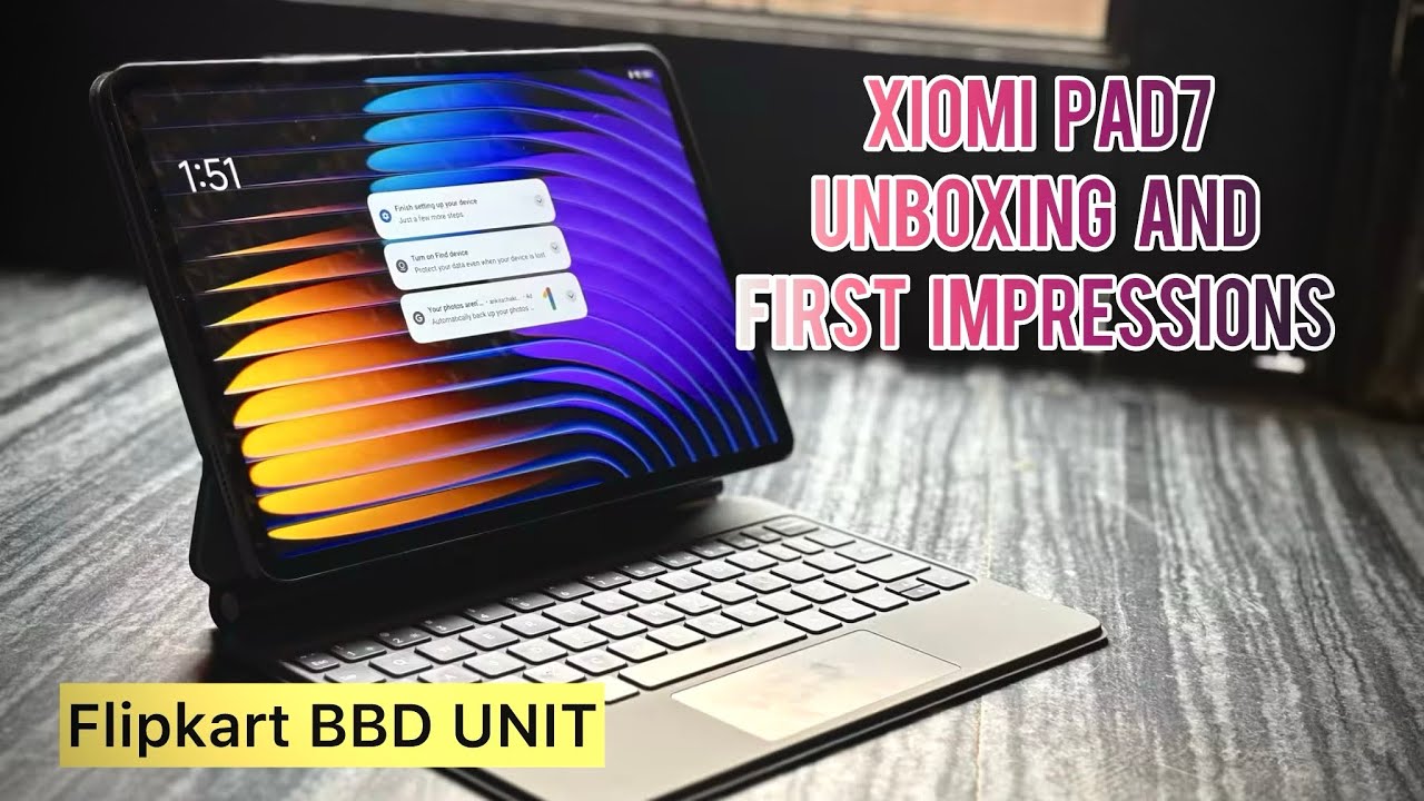 Xiaomi Pad 7 unboxing and first impressions | Flipkart bbd unit | sale unit #flipkart #amazon #sale 