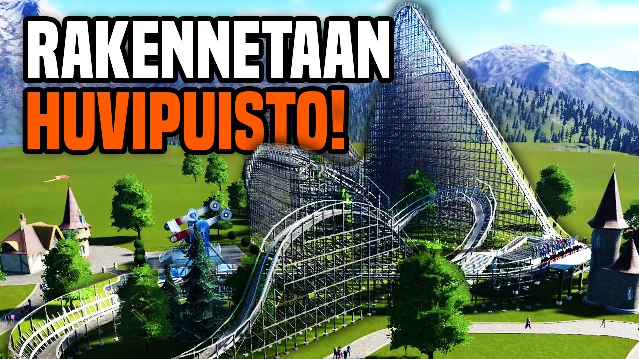 Vuoristoradat tulille! - Planet Coaster Let's Play