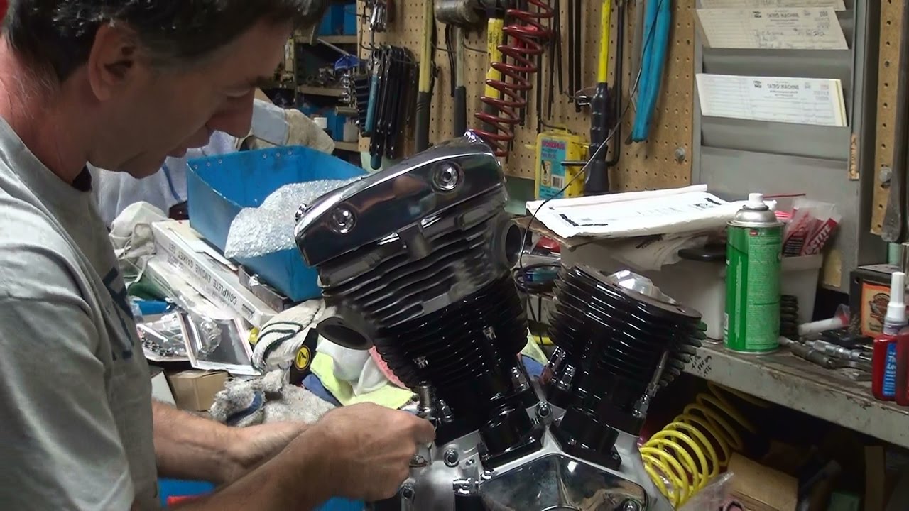 1979 shovelhead 80ci #125 motor rebuild harley by tatro machine keith's rigid frame chopper