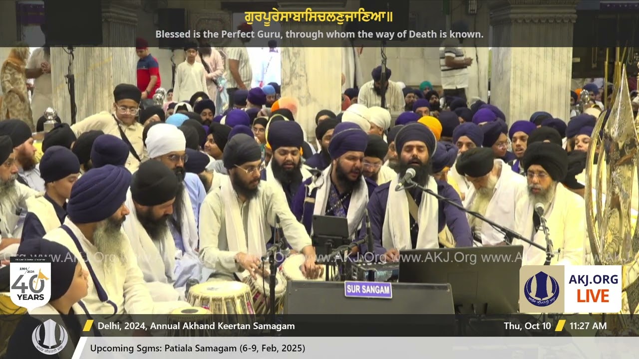 035 Delhi 10Oct2024 ThuMor Dinas Sohellaa Keertan Bhai Pritpal Singh Jee Regina