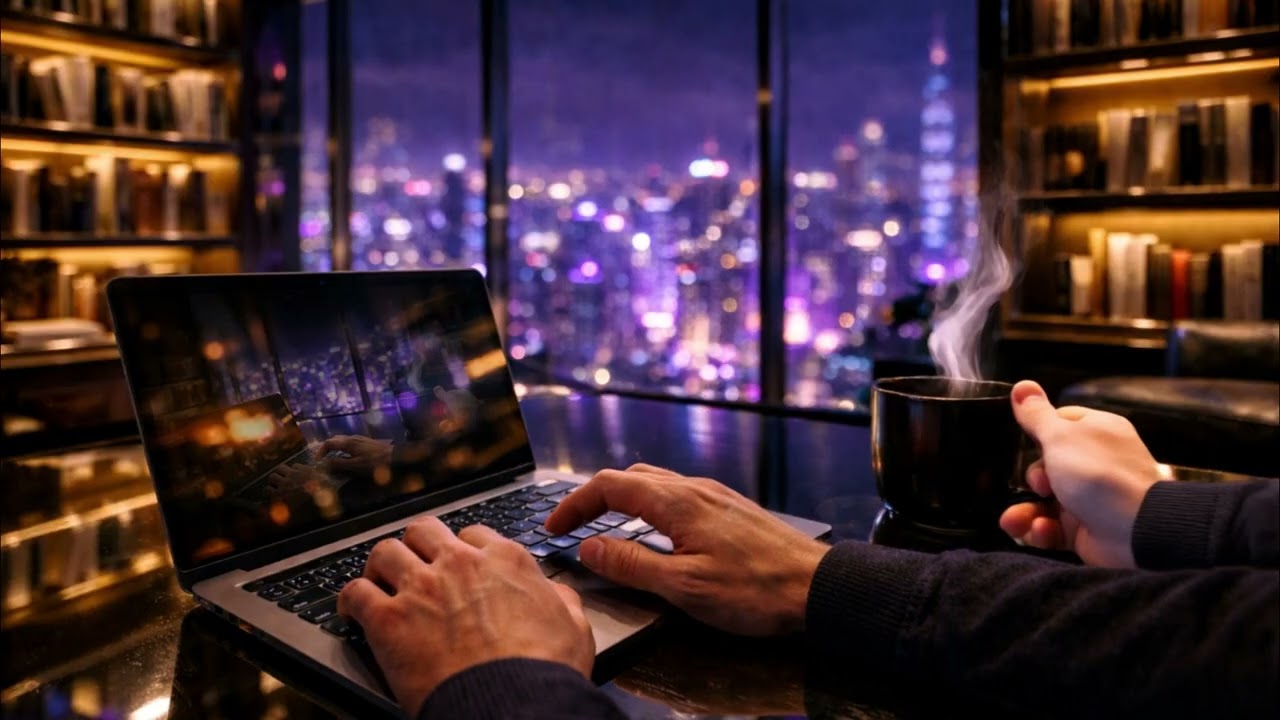 POV: Deep Work in a 90th Floor Penthouse Library 🏙️ Organic Liquid DnB [1.24h]