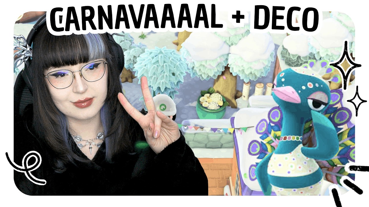 ACNH • CARNAVAAAAL + Deco & Blabla ୧ Sérénité #32 ꒰ 100% • pas de TT • Switch 2 ꒱