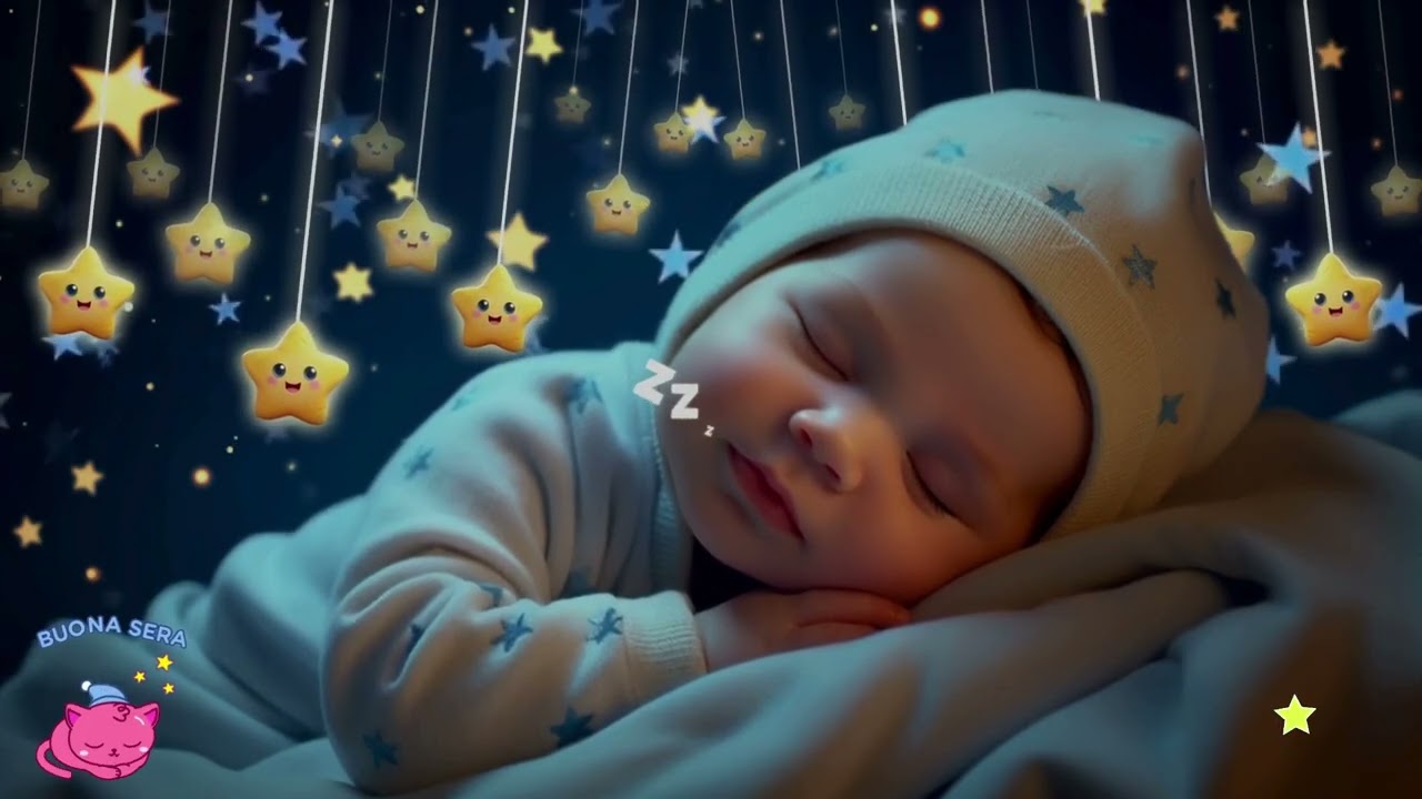 Baby Sleep Music 🎶Baby Sleep Instantly 🍼 3-Minute Miracle 🌙 Mozart & Brahms Lullabies for Calm Night