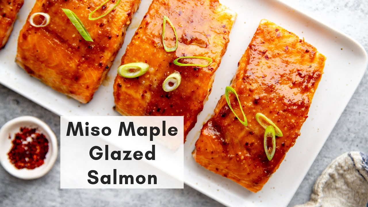 How to Make Maple Miso Glazed Salmon (Quick & Easy!)