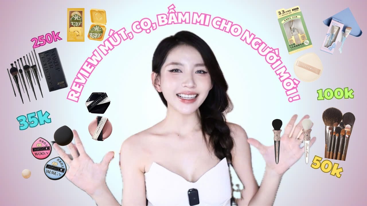 SỰ THẬT VỀ TOP BÔNG MÚT, CỌ MAKEUP CHO NGƯỜI MỚI BÁN SIÊU CHẠY ! Mai Trinh Hồ