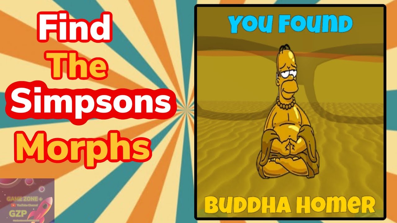 How to find &ldquo;Buddha Homer&rdquo; Morph in Find the Simpsons Game. #roblox
