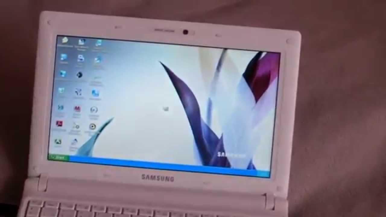 Samsung N150 netbook unboxing and first try HD 720p