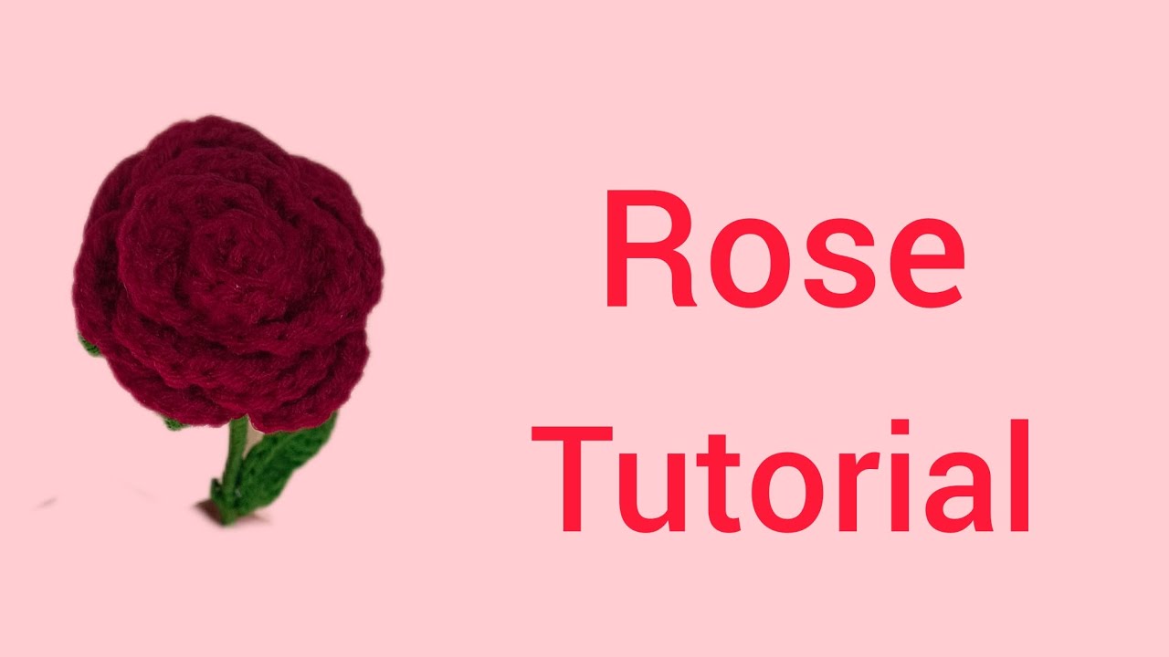Rose crochet tutorial #crochet #flowercrochet #crochettutorial #roseflower #diy@Binducreativecorner 