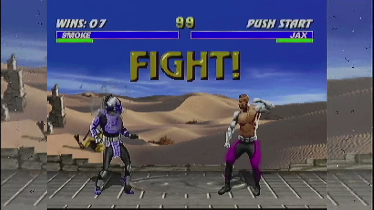 Mortal Kombat Trilogy Nintendo 64, very hard, Smoke, no credits