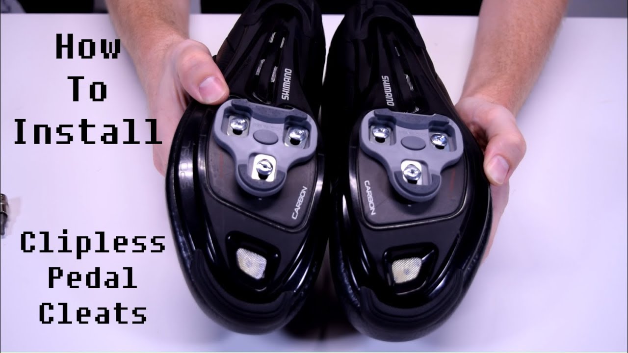 How To Install Clipless Cleats on Cycling Shoes