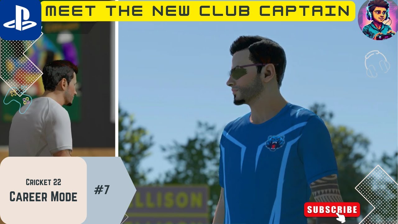 Cricket 22: Career Mode - Meet the new Club T20 Captain!!! #cricket #ps4 #cricket22 #cricket22shorts