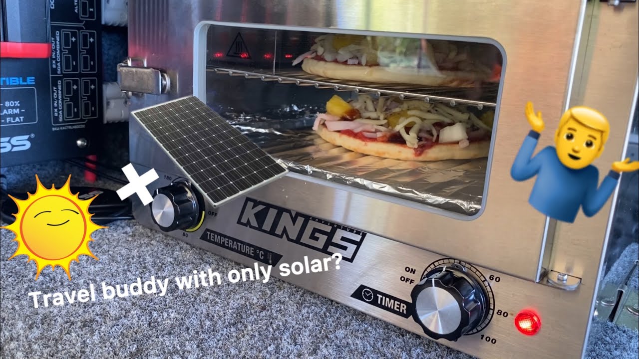 Using a Kings travel buddy with only solar