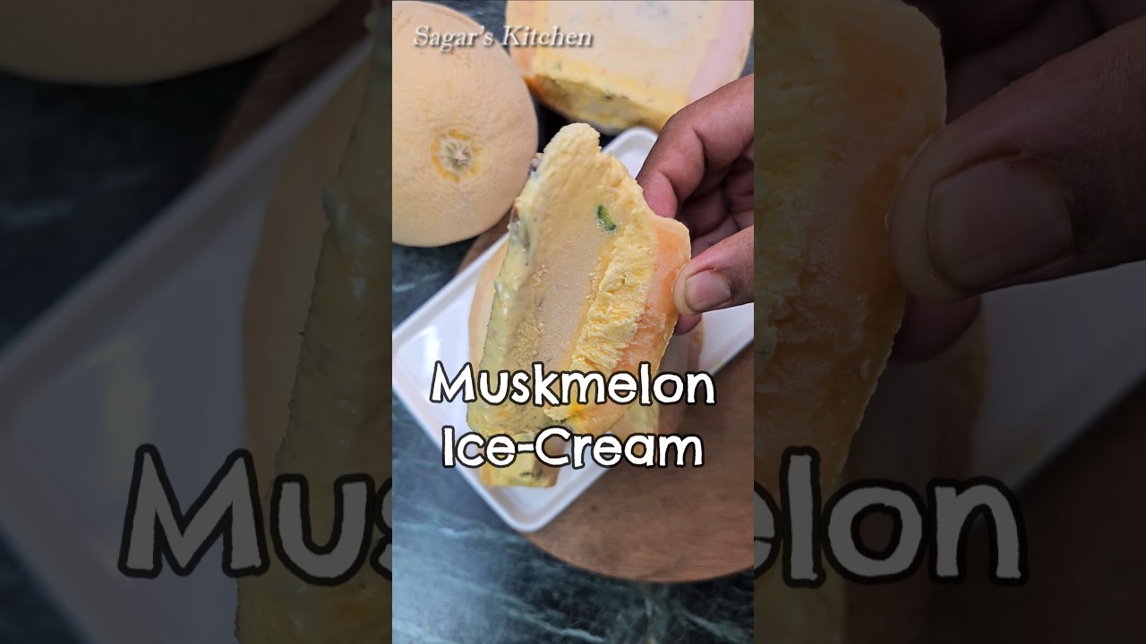 Muskmelon IceCream Super Tasty... Must Try this Summer #Shorts