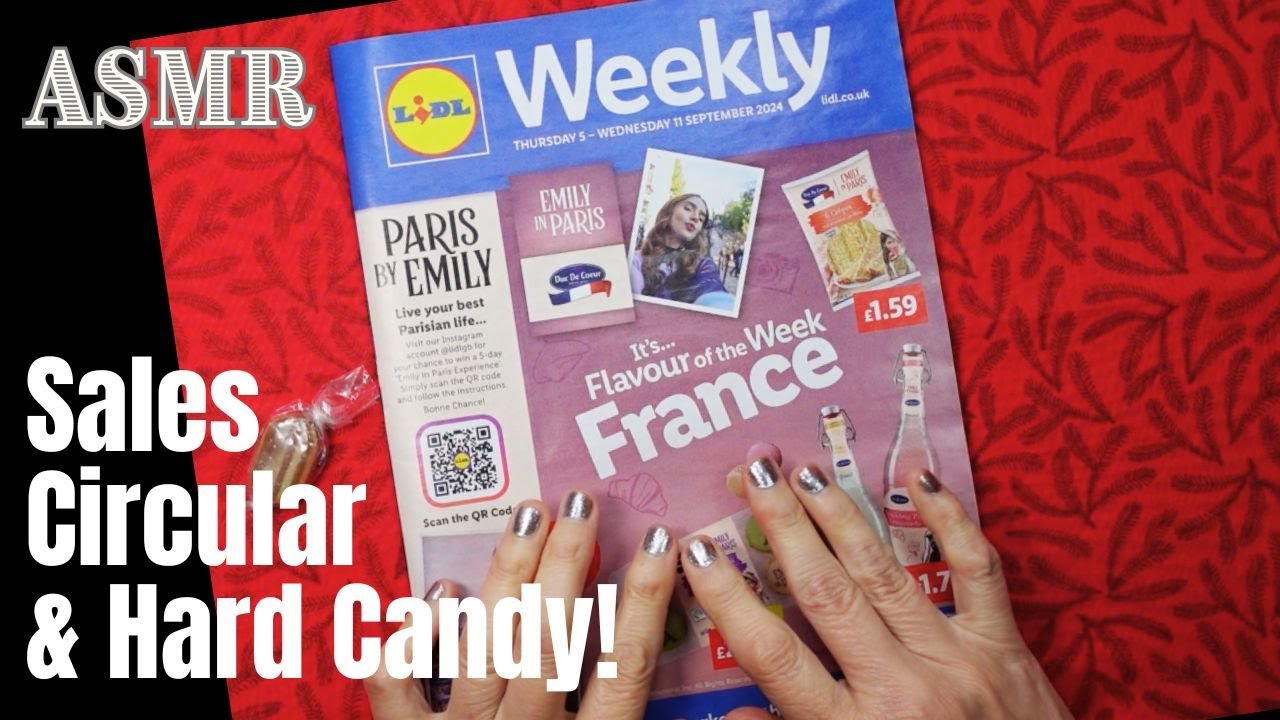 ASMR | Lidl Weekly French Foods! Whispered with Hard Candy