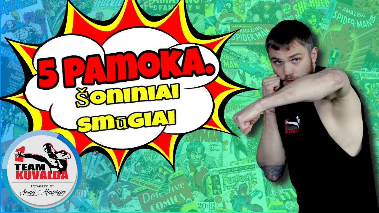 5 Pamoka. Šoniniai smūgiai.