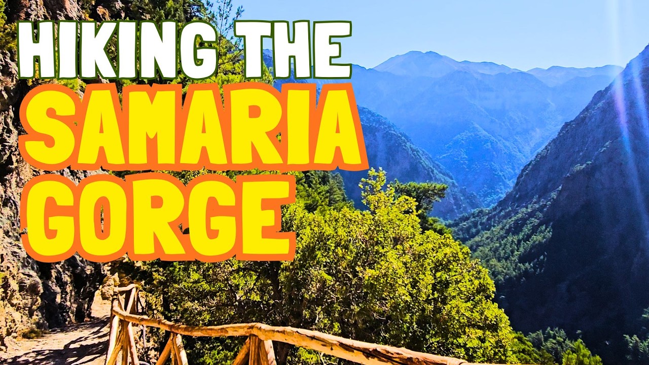 Hiking the Samaria Gorge on Crete (Greece)