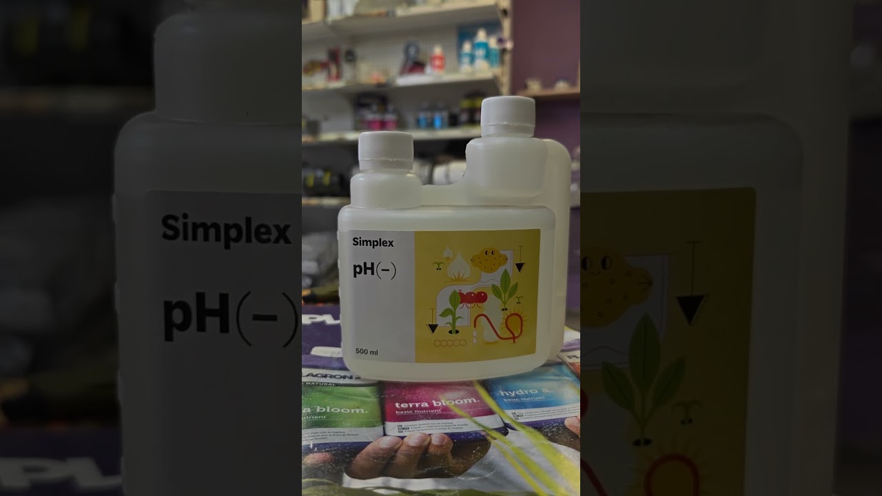 Simplex pH - (down) для понижения кислотности питательного раствора #hydroponics #terra #ph #simplex