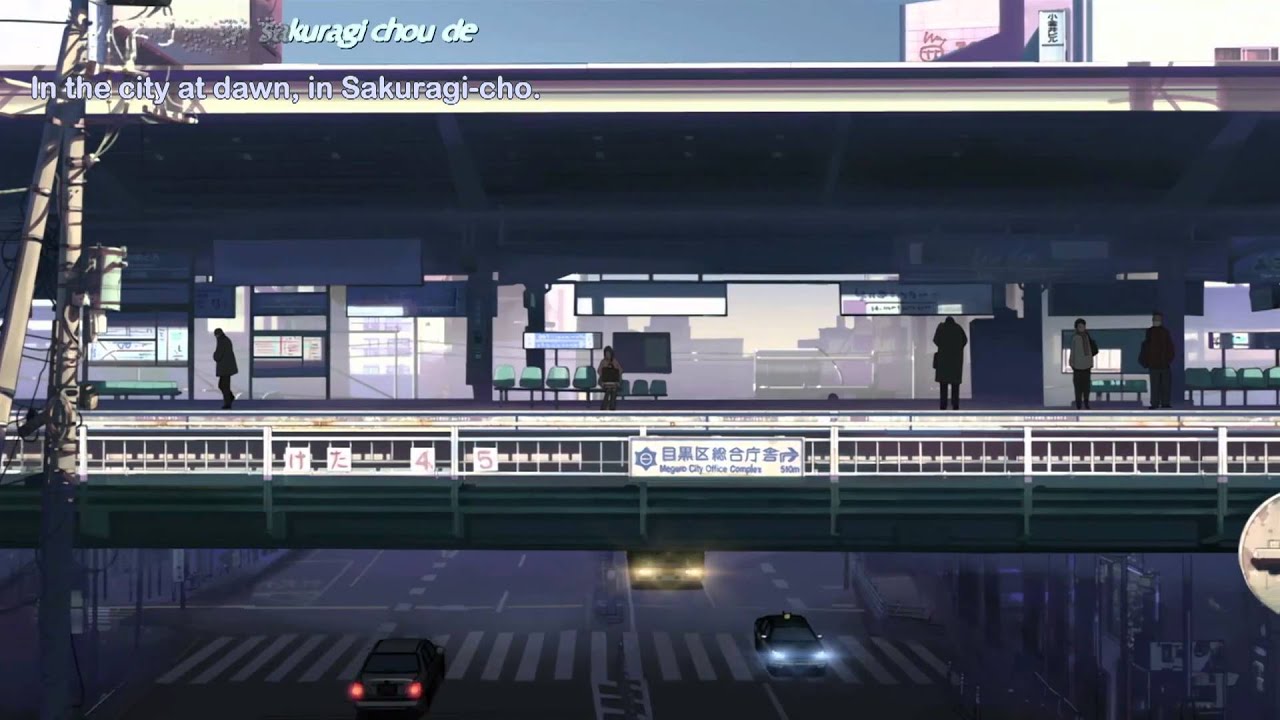 End Scene 5 Centimeters Per Second One More Time One More Chance Japanese with Subs HD
