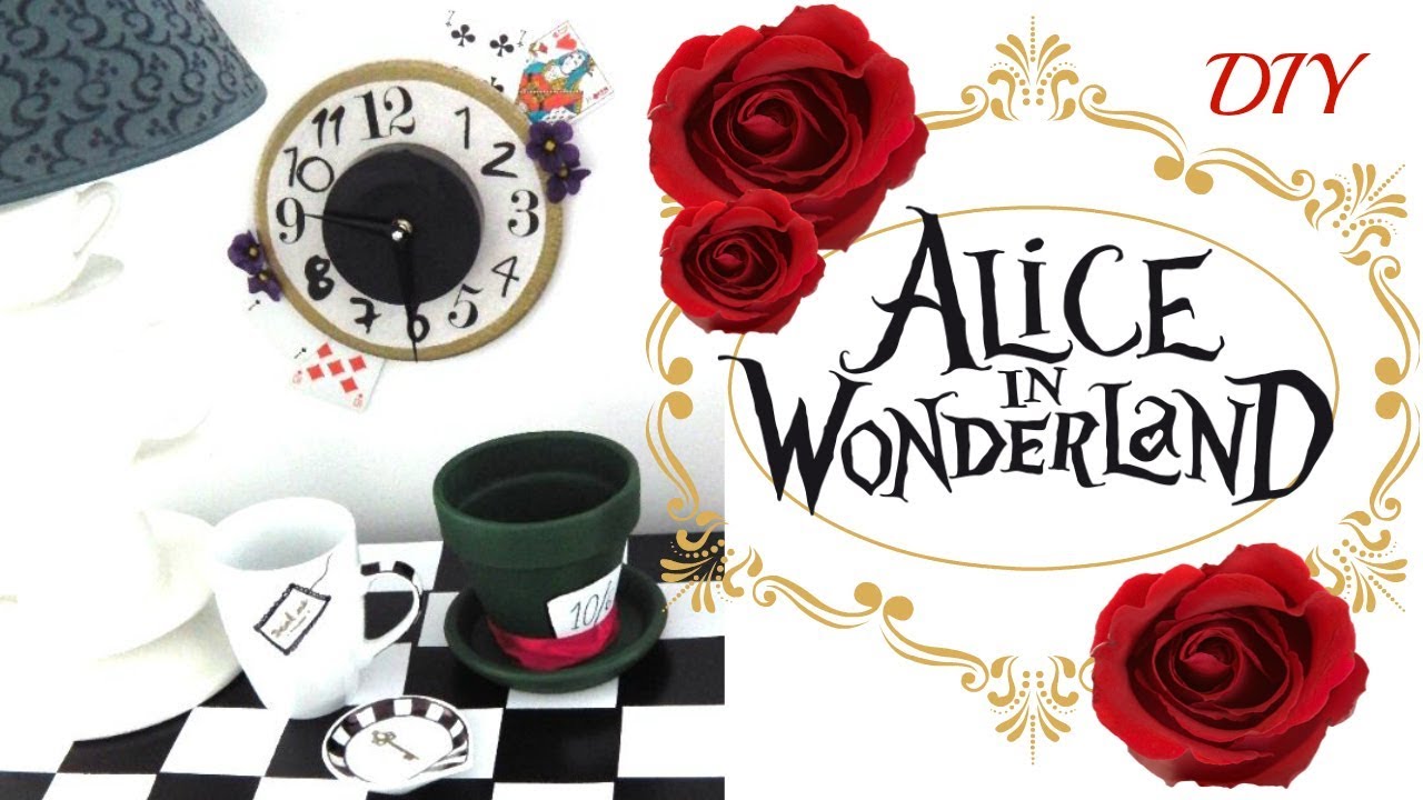 DIY : déco alice au pays des merveilles / alice in wonderland