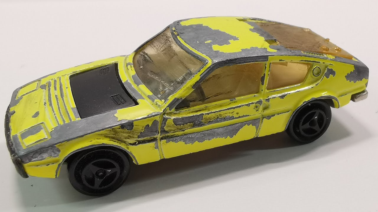 Ремонт мажоретки Simca Matra Bagheera № 219. Литая модель игрушки.