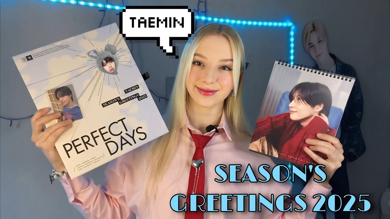 UNBOXING | TAEMIN SEASON'S GREETINGS 2025 PERFECT DAYS | 태민 | Тэмин