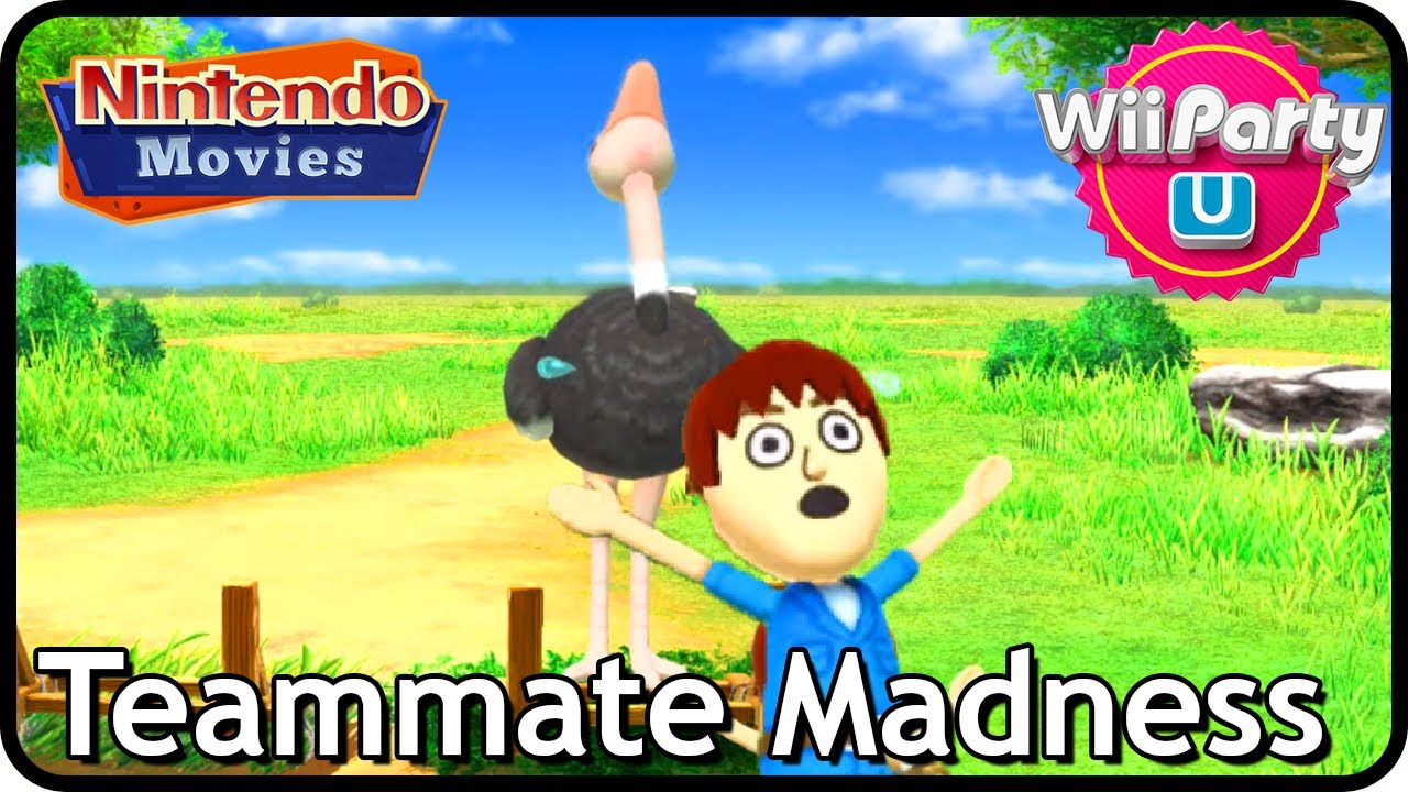 Wii Party U - Teammate Madness (2 players, Master, Maurits vs Rik vs Clara vs William)