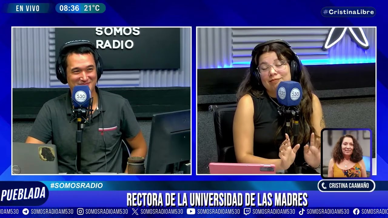 ENTREVISTA CON CRISTINA CAAMAÑO - PUEBLADA - AM 530